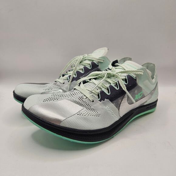 NIKE MEN\'S 6.5 DRAGONFLY XC TRACK SPIKES DX7992-300 NWOT BARELY GREEN/METALLIC main image 4